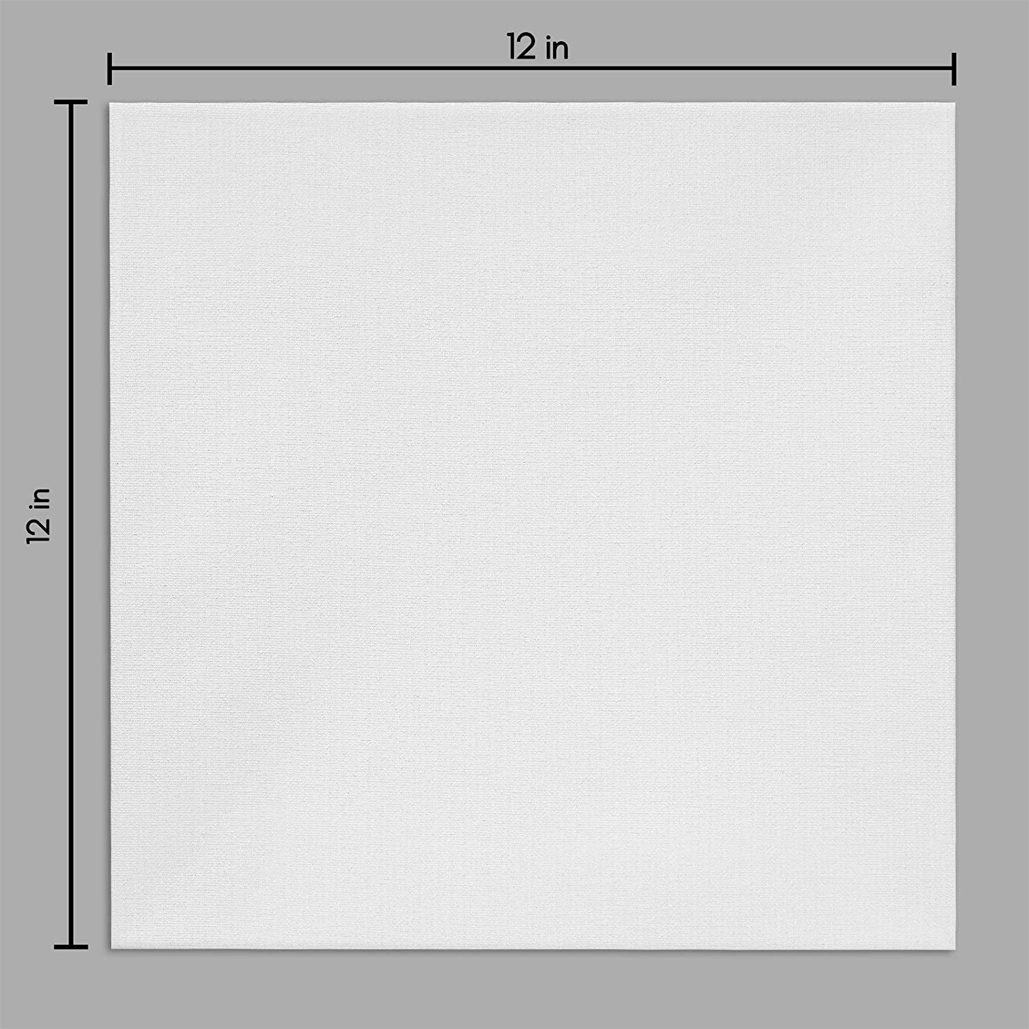 Americanflat Stretched Canvas in White 100/% Cotton Wooden Frames /& Acid Free