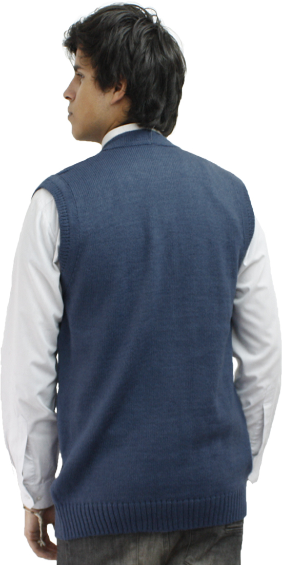 Maglione uomo lana alpaca maglia scollo V bottoni golf gilet design diamante - Foto 20 di 75