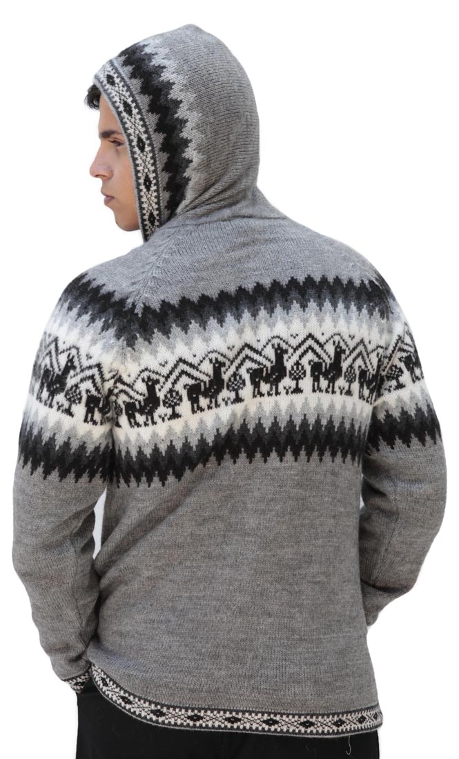 llama fur sweater