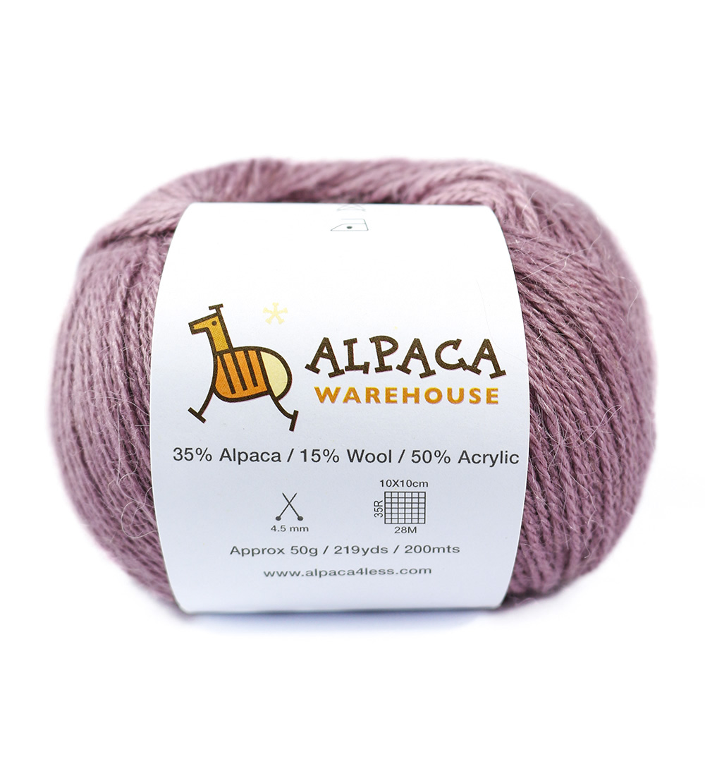 Blend Alpaca Yarn Wool Set of 3 Skeins Fingering Weight