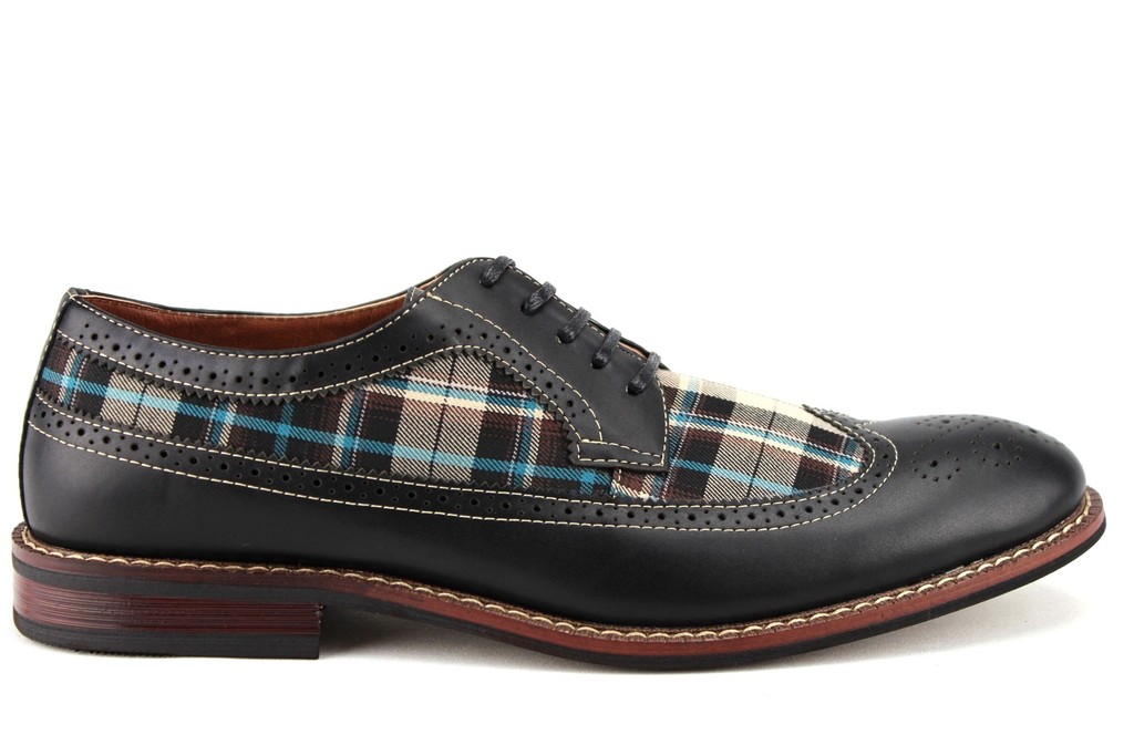 plaid oxford shoes ferro aldo mens 19312d leather lined wing tip designer plaid oxford shoes ferro aldo mens 19312d leather lined wing tip designer