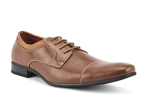 New Ferro Aldo Men/'s Cap Toe Lace up Classic Formal Wear Dress Oxfords Shoes