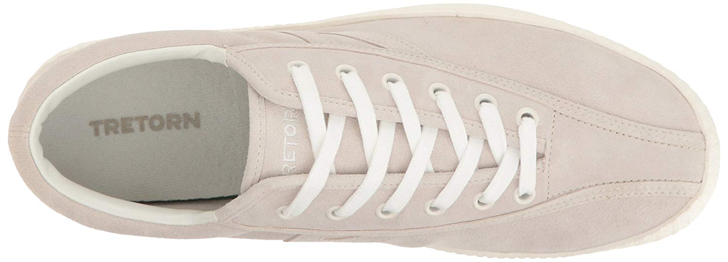 Tretorn Men/'s Nylite 11 Plus Casual Suede Lace Up Sneakers Bone