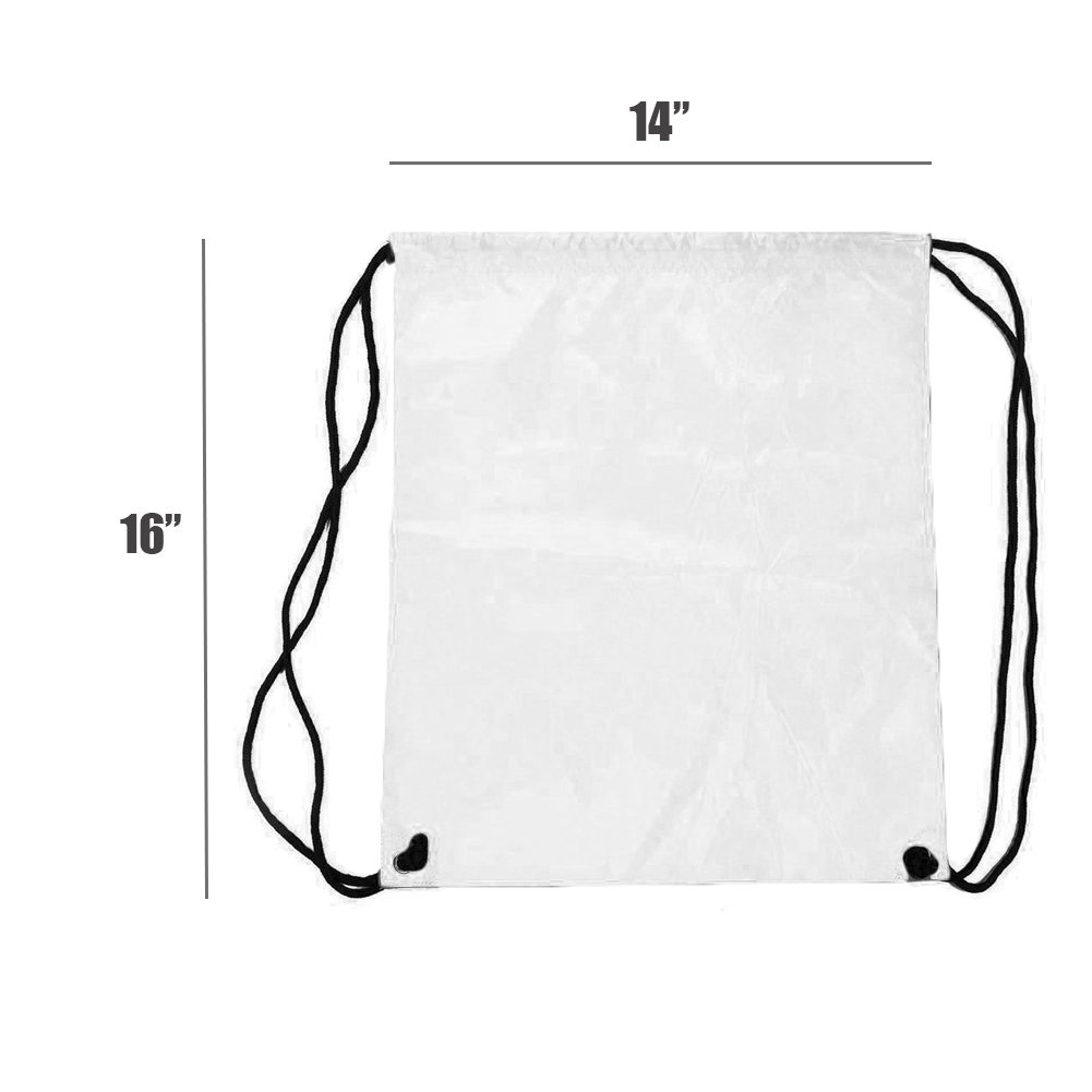 12 Pack Folding Sport Backpack Drawstring Bag For Home Travel And Storage Use