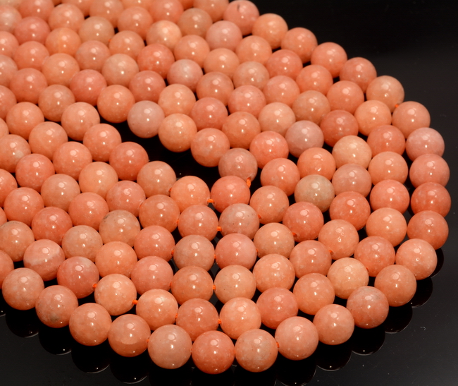 Orange Peach Calcite Gemstone Grd Aaa Round 6mm 8mm 10mm 12mm Loose Beads A259