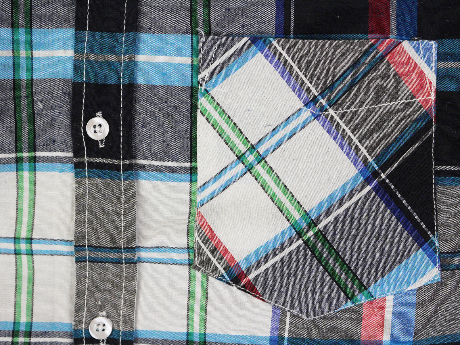 Men/'s Plaid Checkered Button Down Casual Short Sleeve Regular Fit Dress Shirt