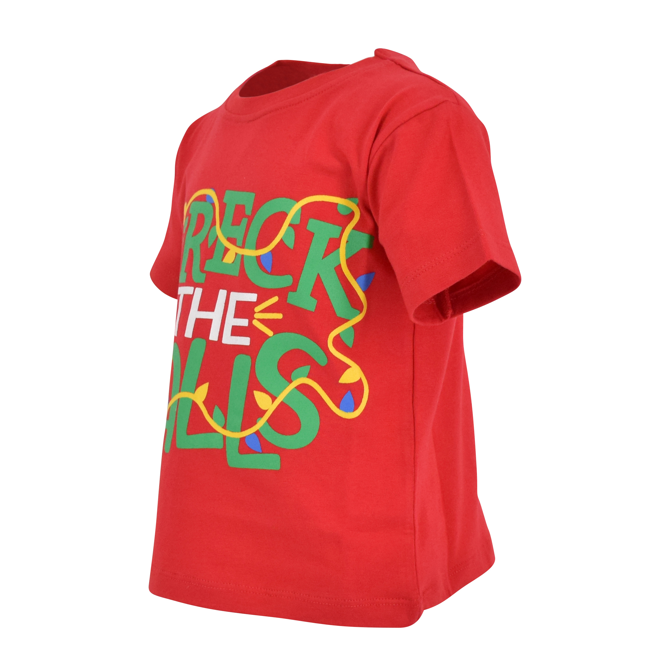 Boys Wreck The Halls Christmas T Shirt 2t 3t 4t 5 6 7 8 Toddler Kids Clothes