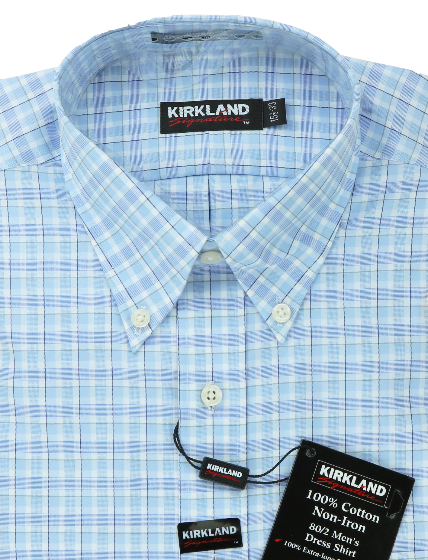 Kirkland Signature Mens Traditional Fit Button Collar Dress Shirt eBay