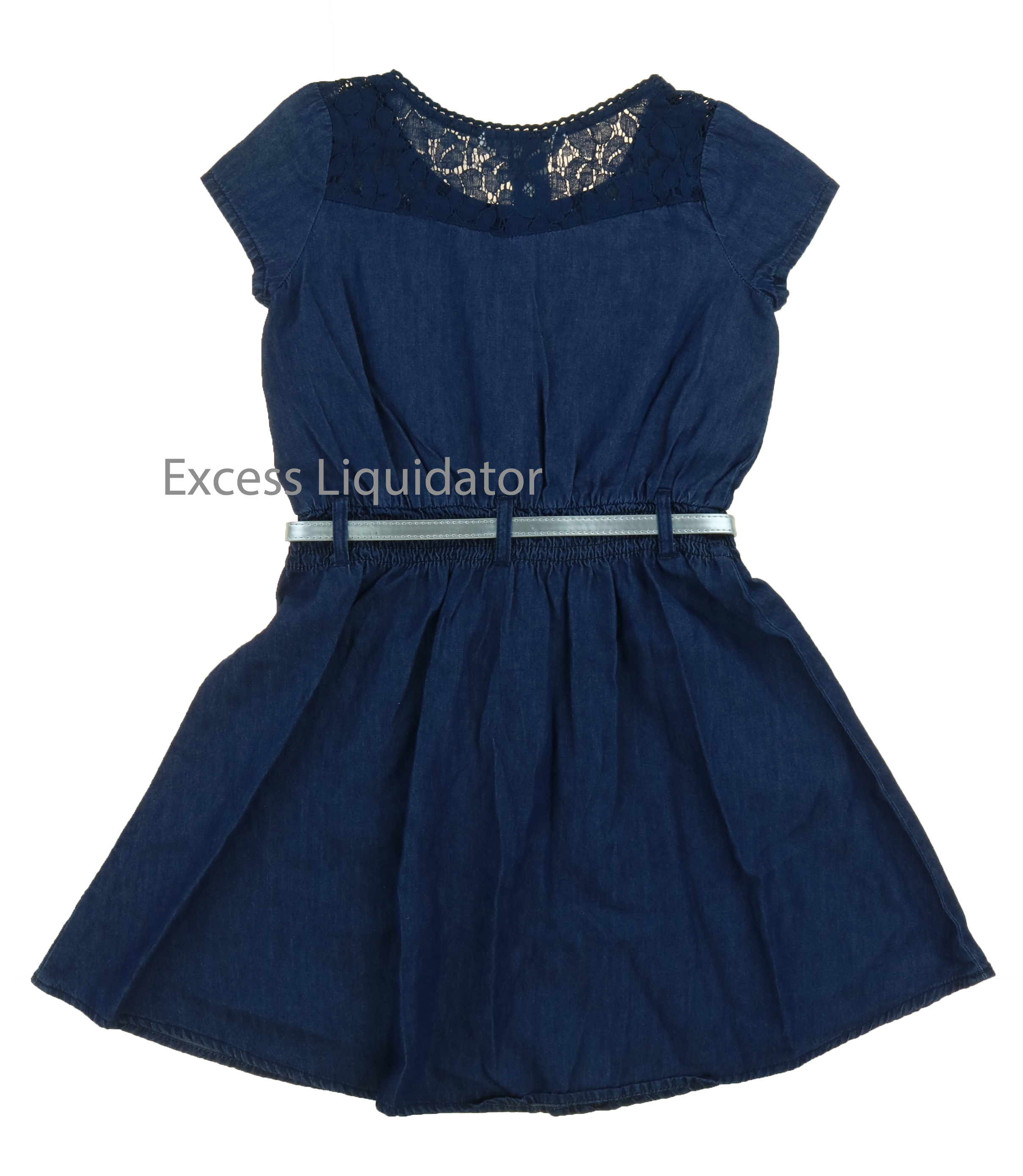 Denim Guess Jeans Kids Girls Patterned and Lace Dresses