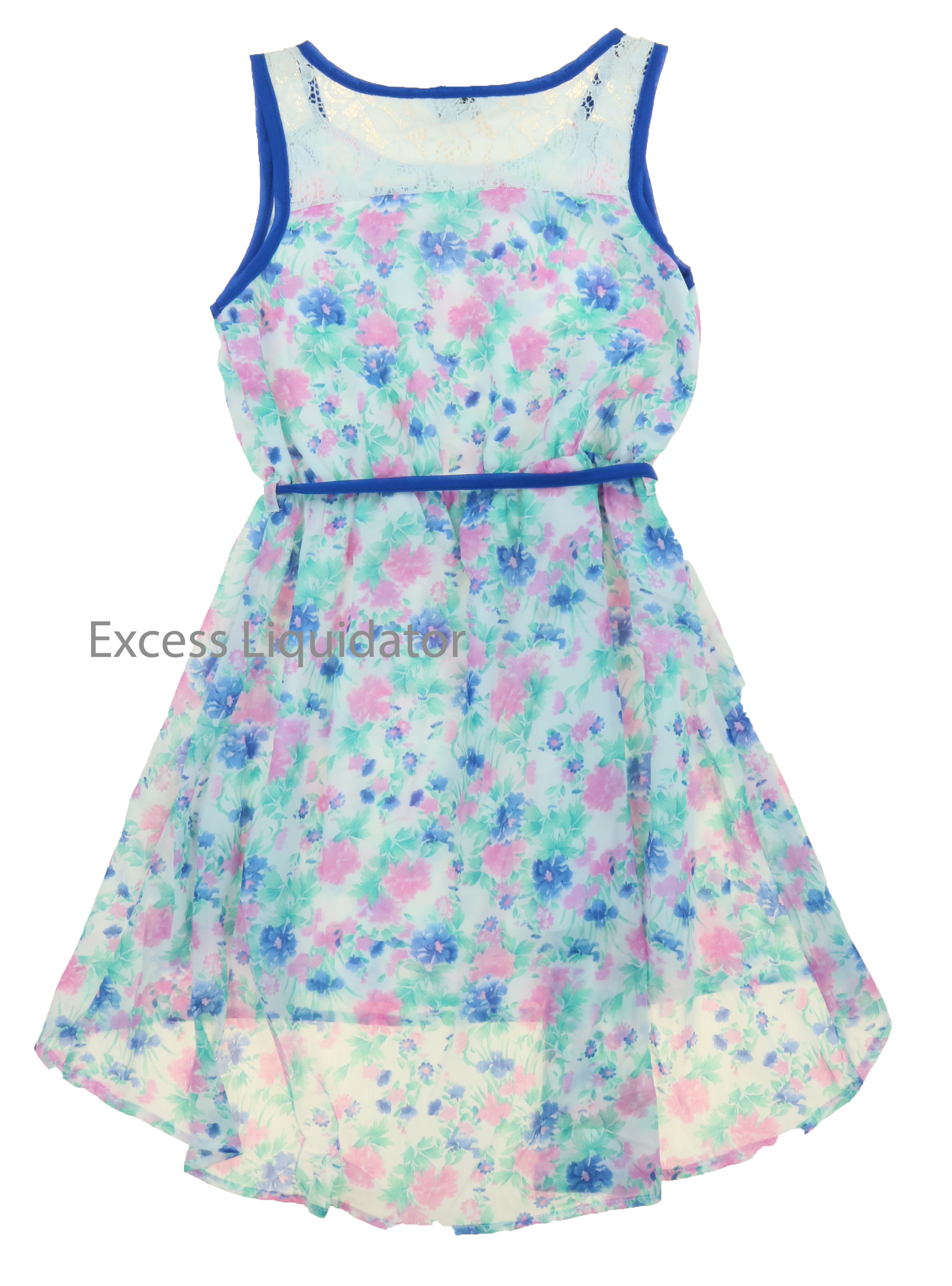 Denim Guess Jeans Kids Girls Patterned and Lace Dresses