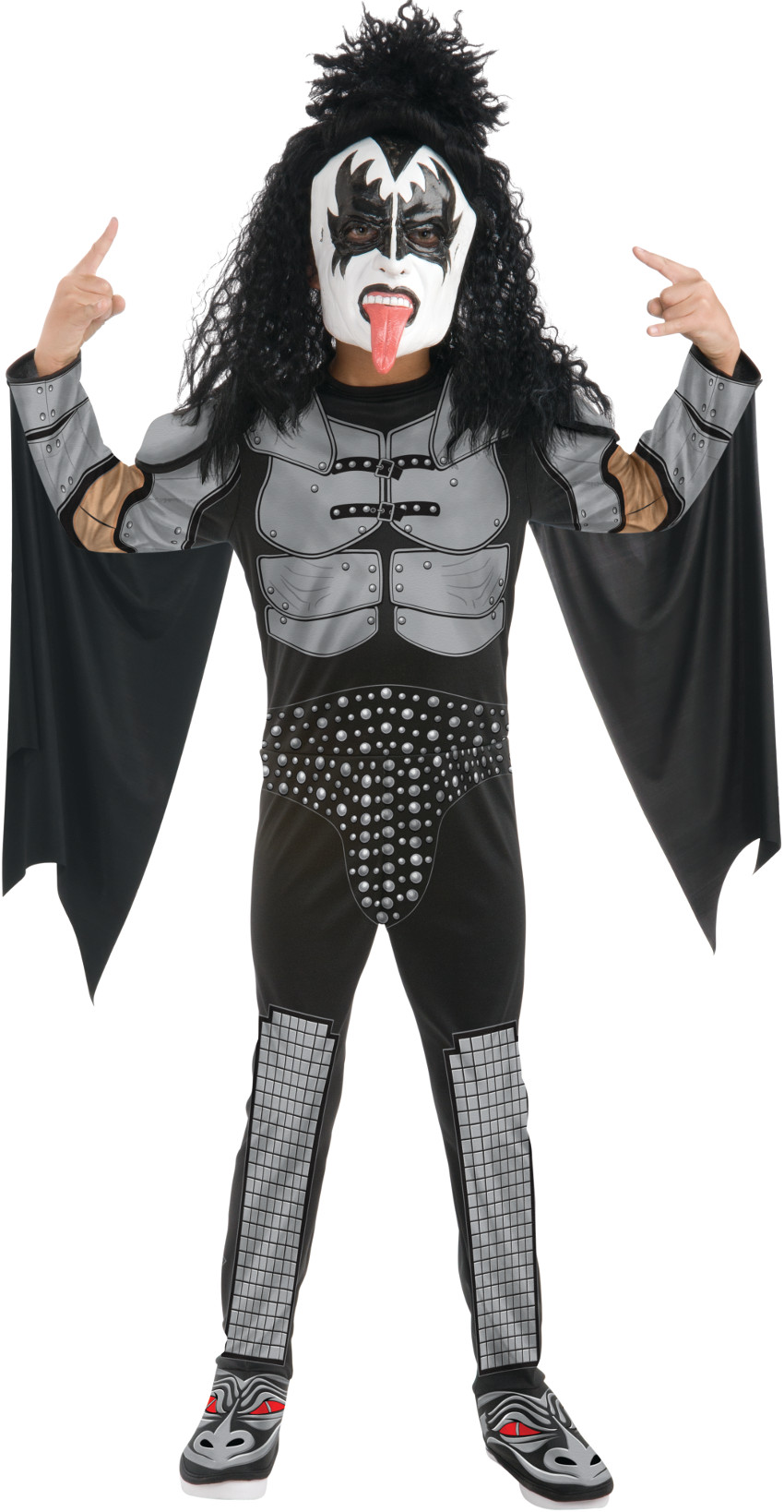 Rubies Boys Kiss 80s Rock Star Child Costume-Demon, Spaceman, Starchild