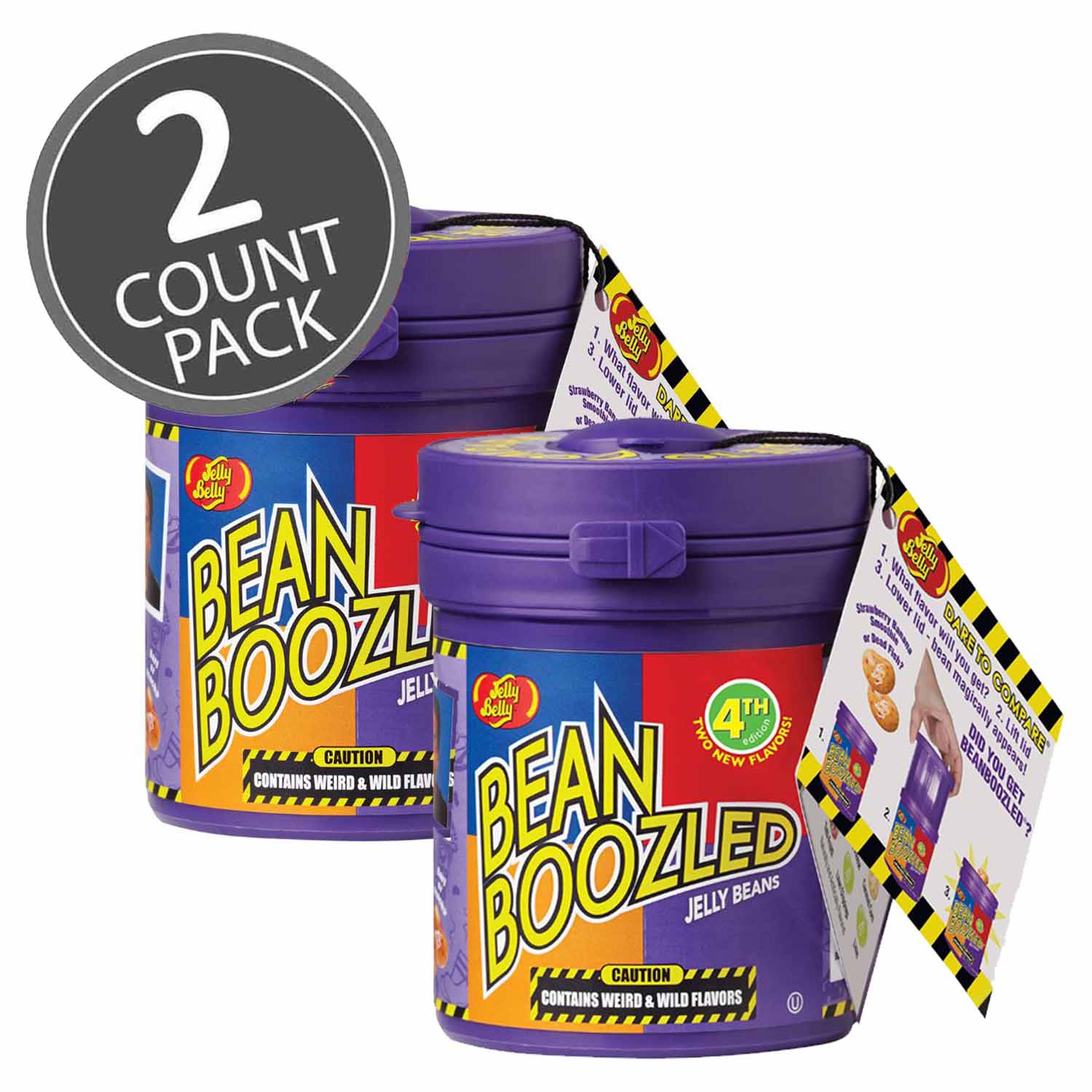 Jelly Belly Bean Boozled Jelly Beans 3.5 oz Mystery Bean Dispenser 4th