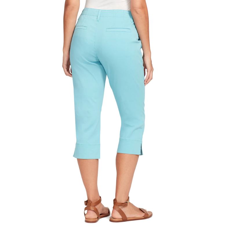 Gloria Vanderbilt Womens Rhea Comfort Waist Capri Pant