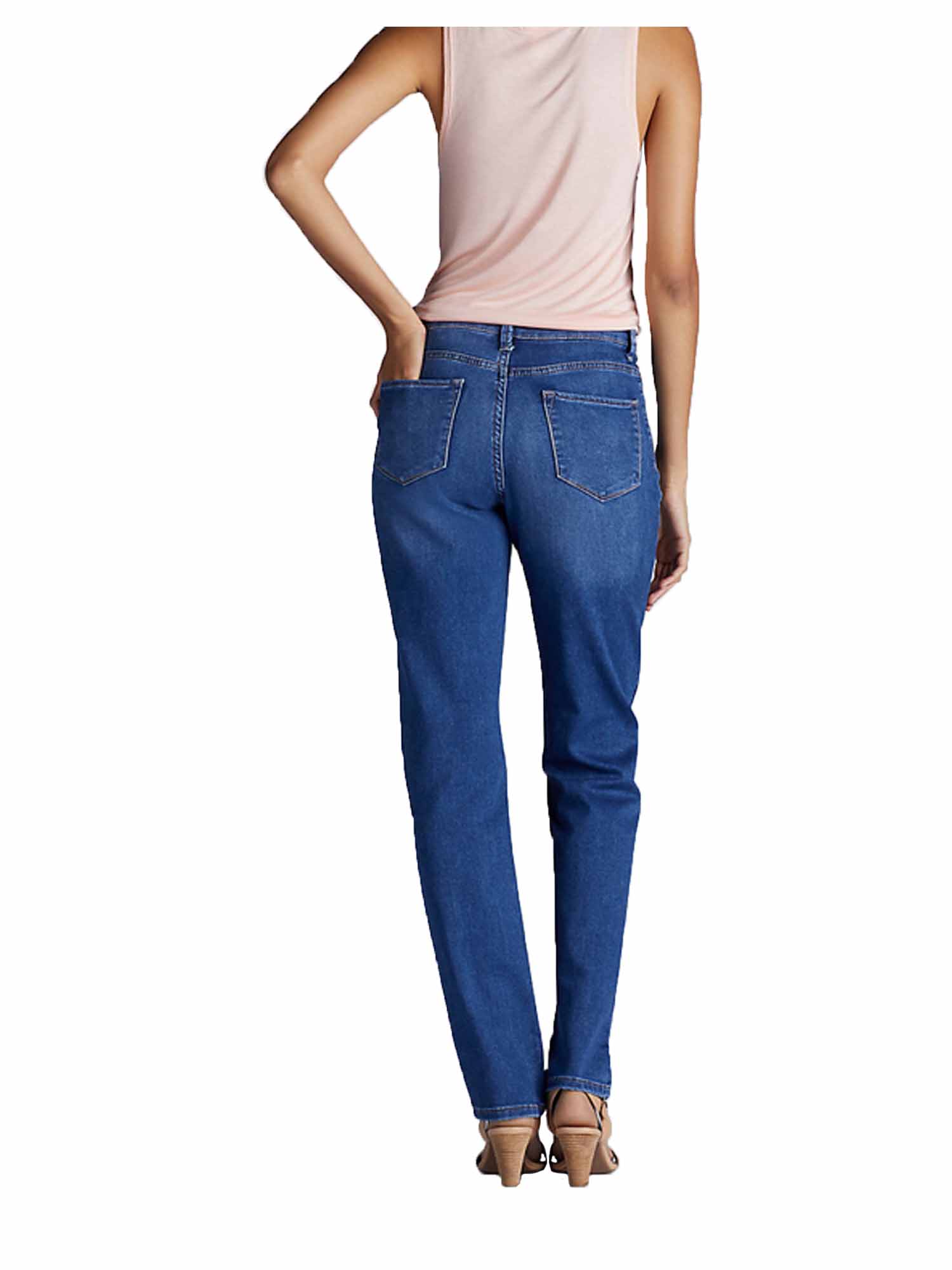 Lee Womens Platinum Label Classic Fit Straight Leg Jeans