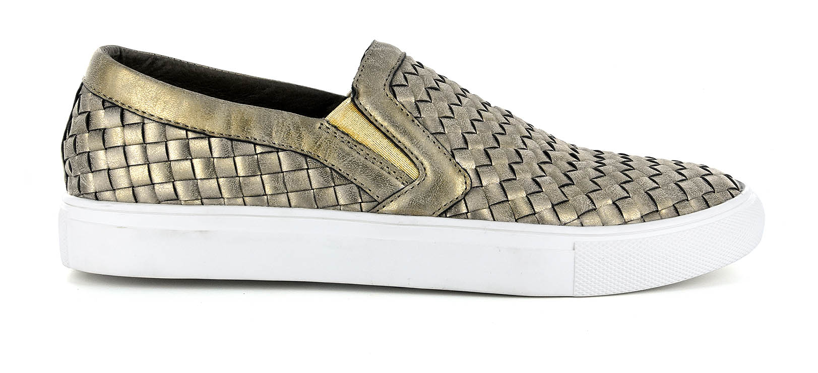 Corkys Womens Powder Faux Leather Weave Casual Shoes