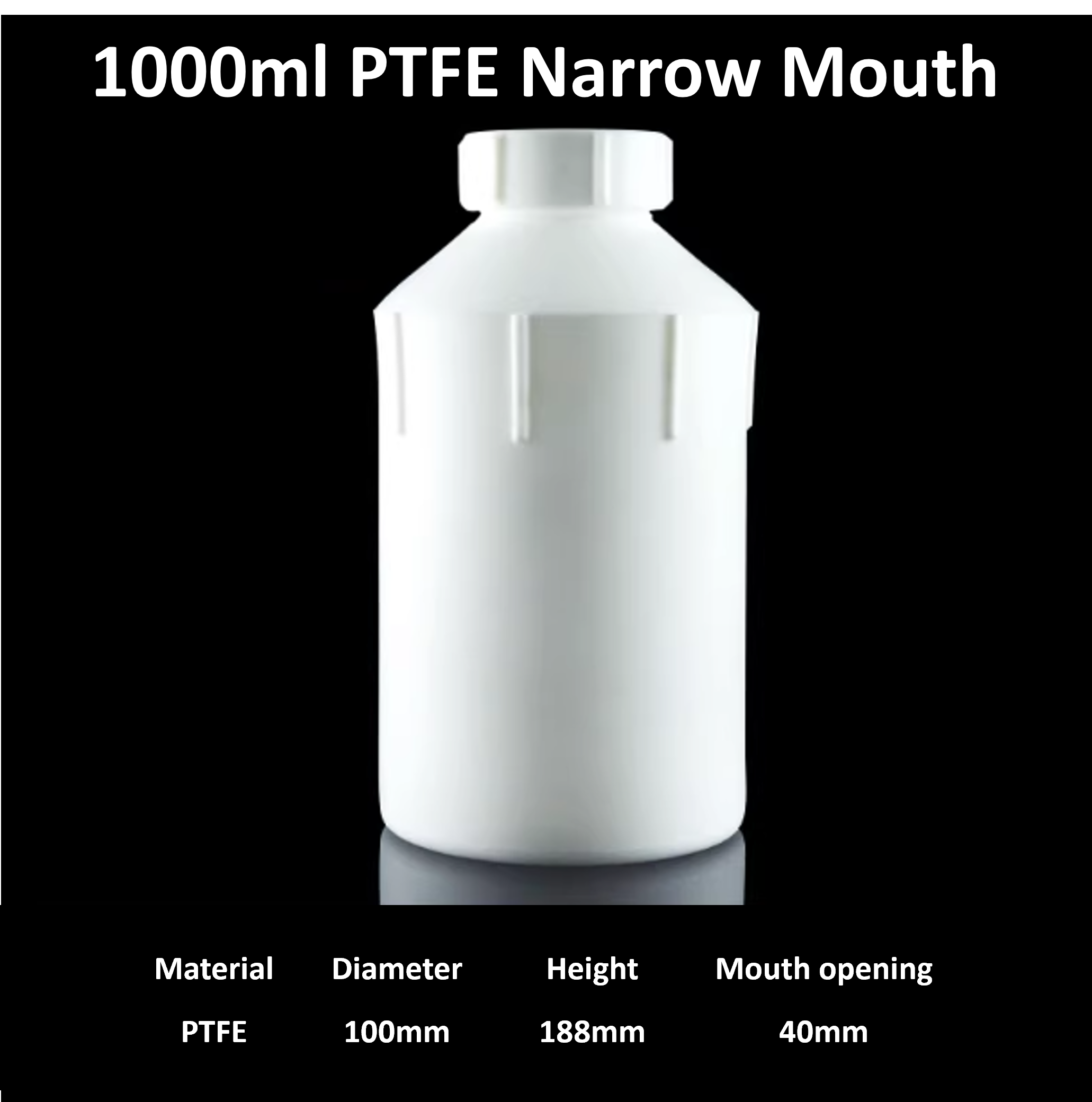 Narrow-Mouth PTFE Bottles