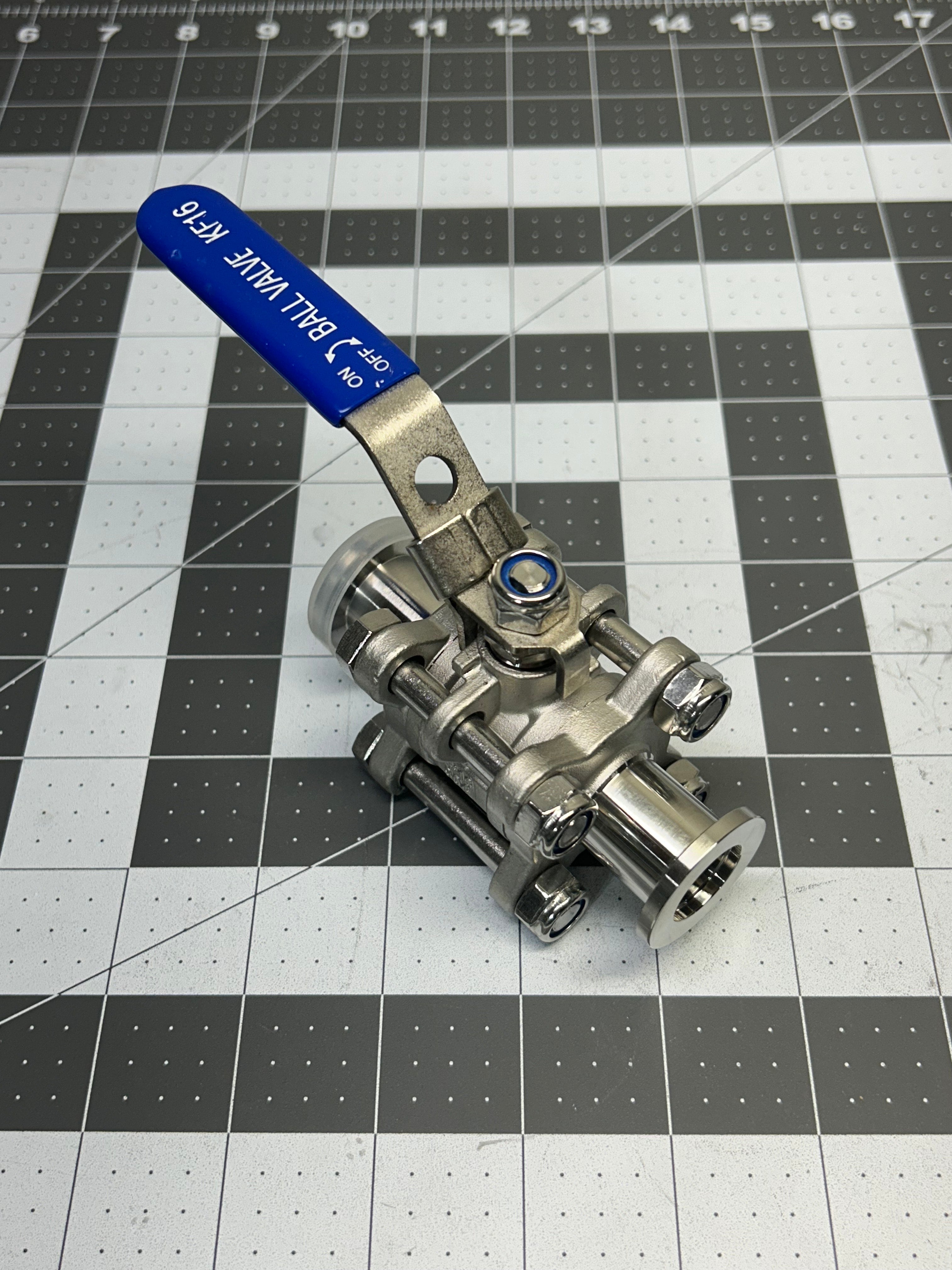 304 Stainless Steel High Vacuum Manual Ball Valve KF 16 25 40 50