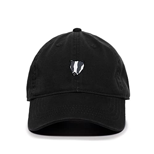 American Badger Baseball Cap Embroidered Cotton Adjustable Dad Hat