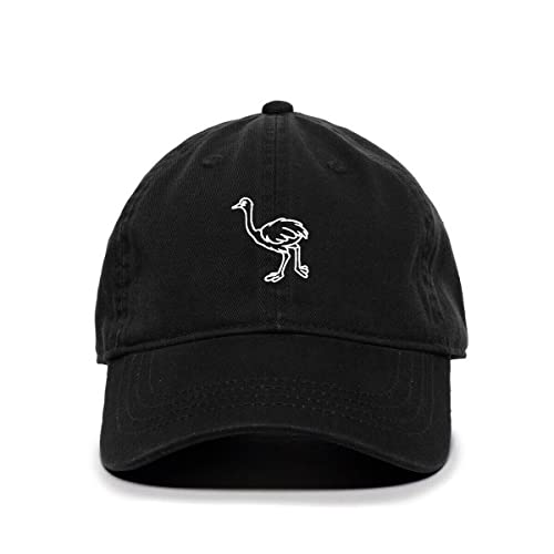 Ostrich Baseball Cap Embroidered Cotton Adjustable Dad Hat | eBay