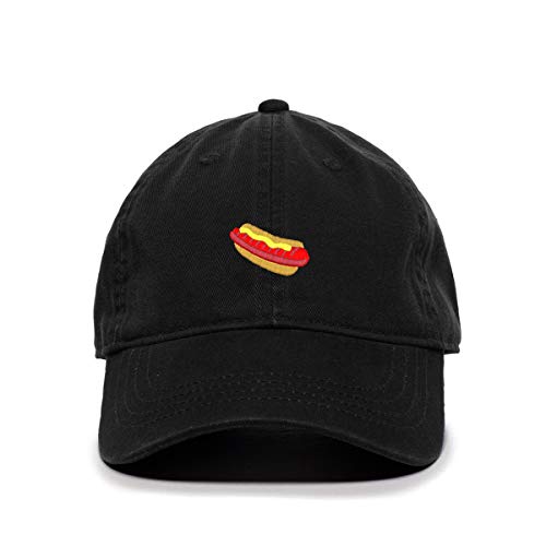 Hotdog Sandwich Baseballkappe bestickt Baumwolle verstellbar Papa Mütze - Bild 2 von 19