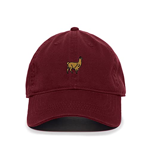Alpaca Baseball Cap Embroidered Cotton Adjustable Dad Hat - Picture 3 of 19