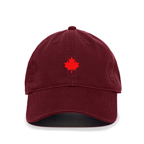 Canada Flag Red Maple Leaf Baseball Cap Embroidered Cotton Adjustable Dad Hat - Picture 3 of 19