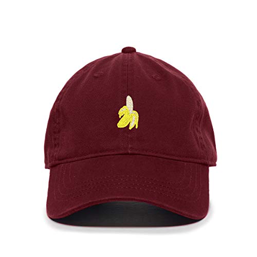 Peeled Banana Baseball Cap Embroidered Cotton Adjustable Dad Hat - Picture 7 of 19