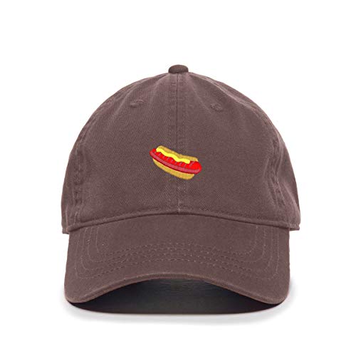 Hotdog Sandwich Baseballkappe bestickt Baumwolle verstellbar Papa Mütze - Bild 4 von 19