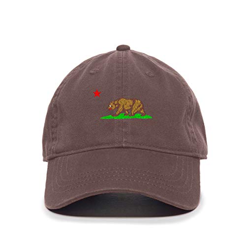 California Bear Baseball Cap bestickt Baumwolle verstellbar Papa Mütze - Bild 5 von 19
