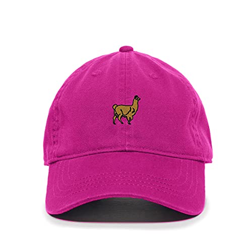 Alpaca Baseball Cap Embroidered Cotton Adjustable Dad Hat - Picture 6 of 19