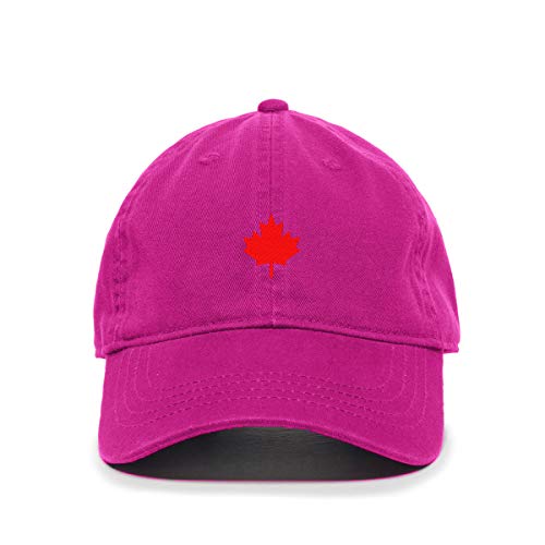 Canada Flag Red Maple Leaf Baseball Cap Embroidered Cotton Adjustable Dad Hat - Picture 6 of 19