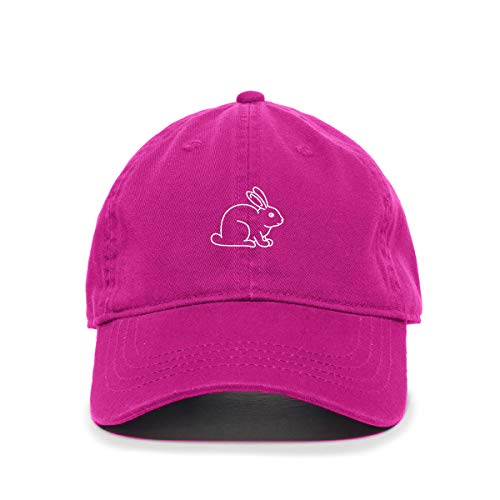 Rabbit Baseball Cap Embroidered Cotton Adjustable Dad Hat - Bild 9 von 19