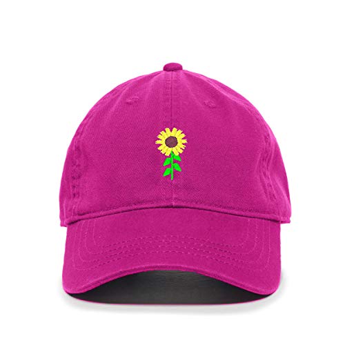 Gorra de béisbol de girasol bordado de algodón ajustable sombrero de papá - Imagen 8 de 19