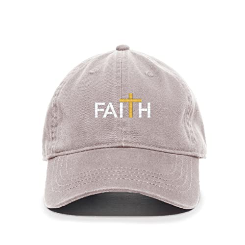 Faith with Cross Christianity Baseball Cap Embroidered Cotton Adjustable Dad Hat - Picture 7 of 19
