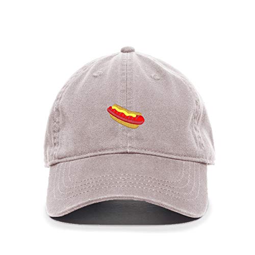 Hotdog Sandwich Baseballkappe bestickt Baumwolle verstellbar Papa Mütze - Bild 7 von 19