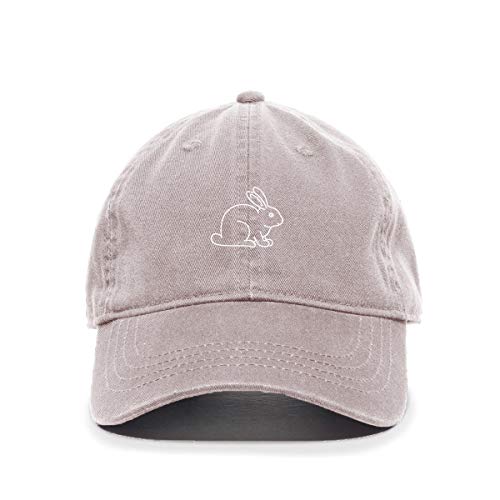 Rabbit Baseball Cap Embroidered Cotton Adjustable Dad Hat - Bild 10 von 19