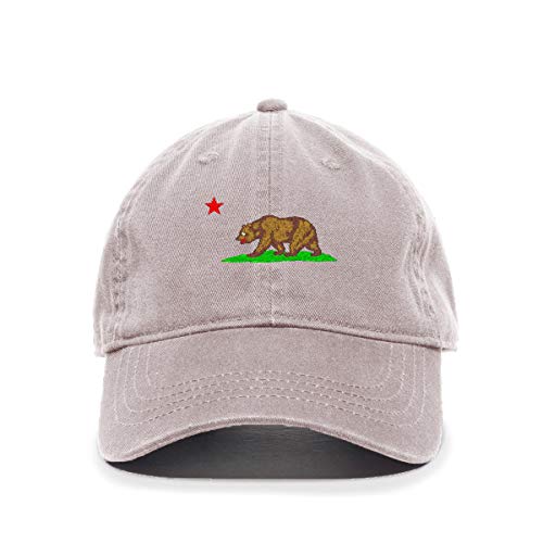 California Bear Baseball Cap bestickt Baumwolle verstellbar Papa Mütze - Bild 8 von 19