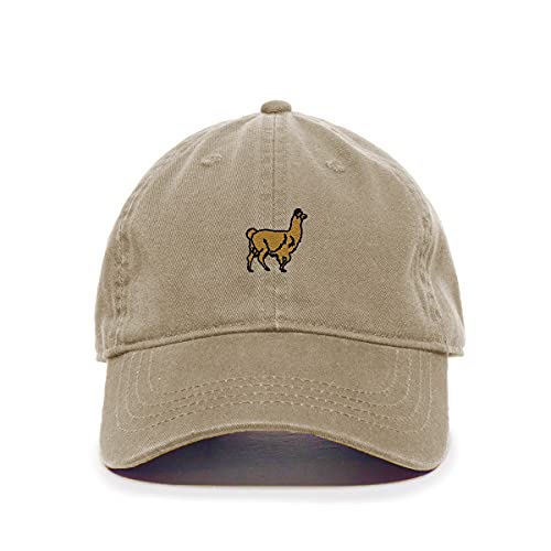 Alpaca Baseball Cap Embroidered Cotton Adjustable Dad Hat - Picture 8 of 19