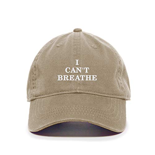 Tech Design 'I Can't Breathe' Baseball Cap | Embroidered Adjustable Cotton Dad Hat In Teal