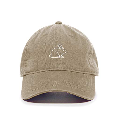 Rabbit Baseball Cap Embroidered Cotton Adjustable Dad Hat - Bild 11 von 19