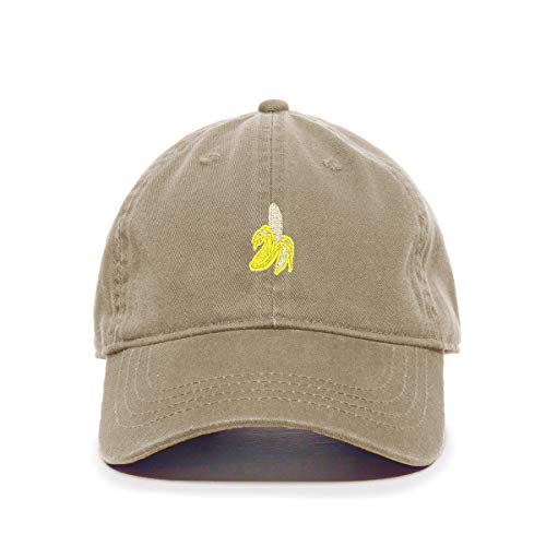 Peeled Banana Baseball Cap Embroidered Cotton Adjustable Dad Hat - Picture 11 of 19