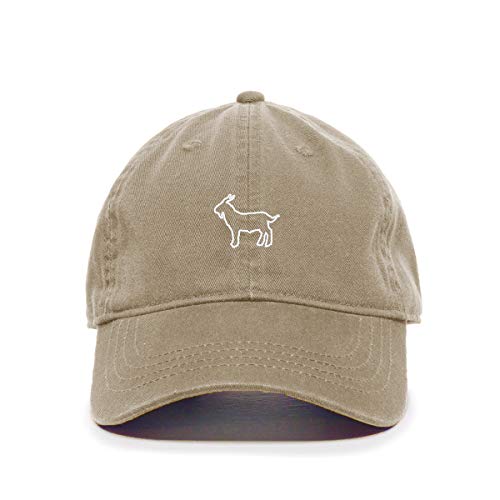 Goat Baseball Cap Embroidered Cotton Adjustable Dad Hat - Picture 8 of 19