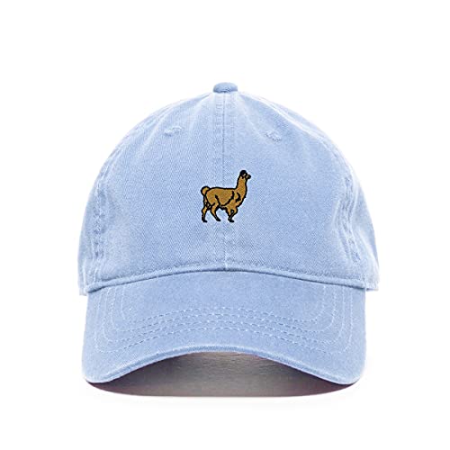 Alpaca Baseball Cap Embroidered Cotton Adjustable Dad Hat - Picture 9 of 19