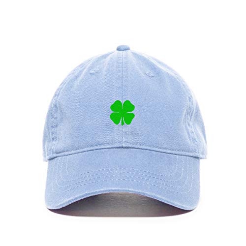 4 Leaf Clover Shamrock Baseball Cap Embroidered Cotton Adjustable Dad Hat - Picture 9 of 19