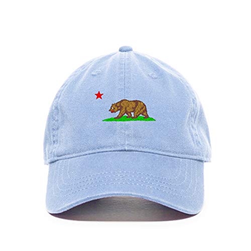 California Bear Baseball Cap bestickt Baumwolle verstellbar Papa Mütze - Bild 3 von 19