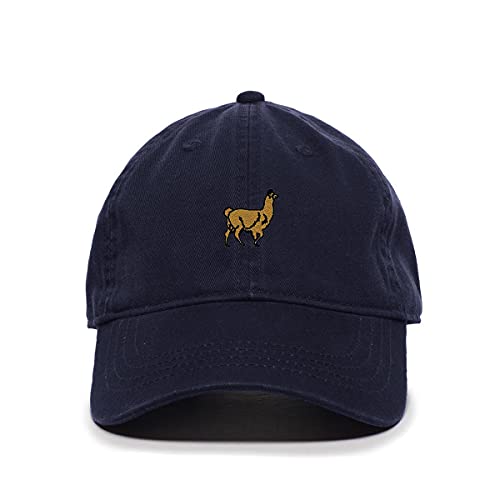 Alpaca Baseball Cap Embroidered Cotton Adjustable Dad Hat - Picture 11 of 19