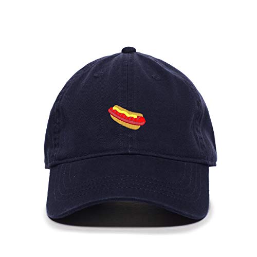 Hotdog Sandwich Baseballkappe bestickt Baumwolle verstellbar Papa Mütze - Bild 11 von 19