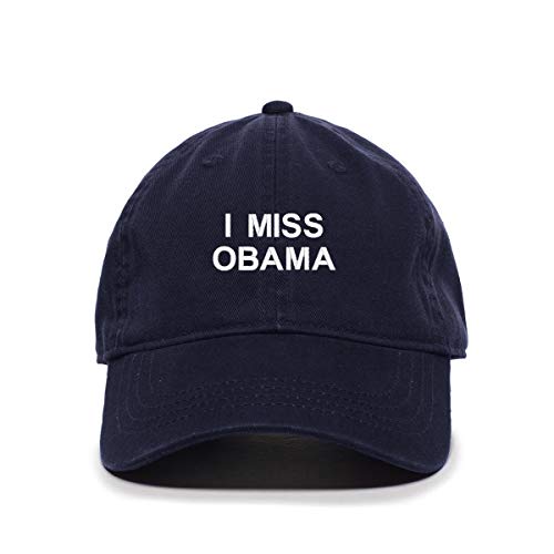 Gorra de béisbol ajustable de algodón bordado I Miss Obama - Imagen 11 de 18