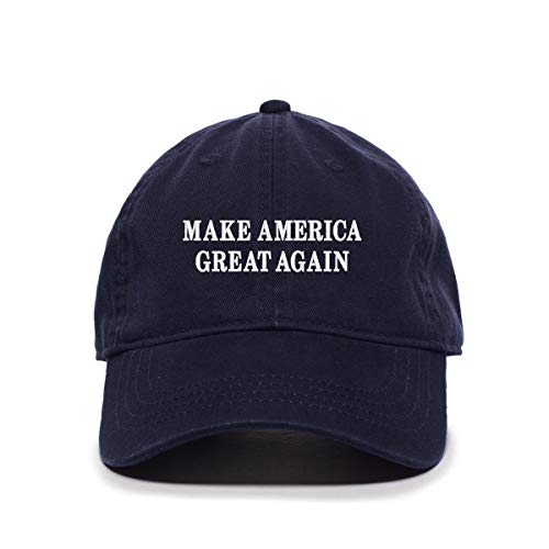 MAGA Make America Great Again Baseballkappe bestickt Baumwolle verstellbare Papa-Mütze - Bild 13 von 19
