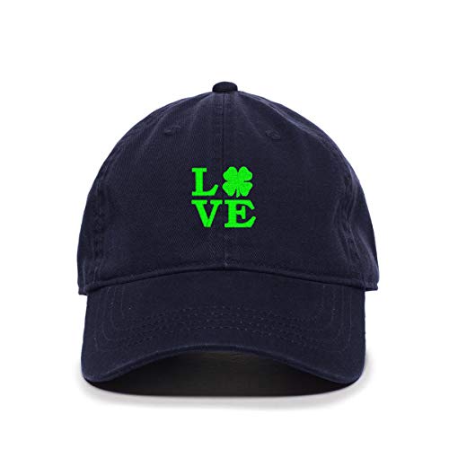 Embroidered Shamrock Adjustable Cotton Baseball Cap Holiday Hat Unisex 3 Leaf Clover Shamrock Baseball Cap Embroidered Cotton  main image 4